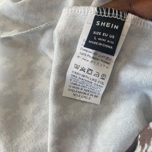 SHEIN Light Gray Top